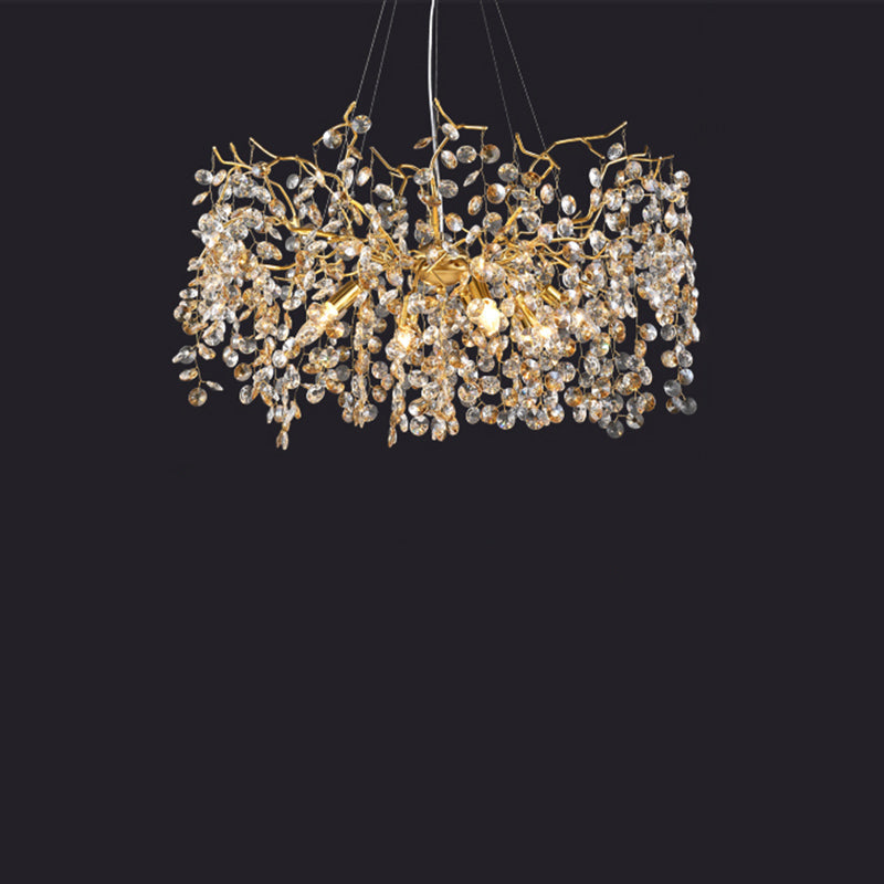 Crystal Chandelier Lighting Foyer Entryway Chandeliers 31.5" D