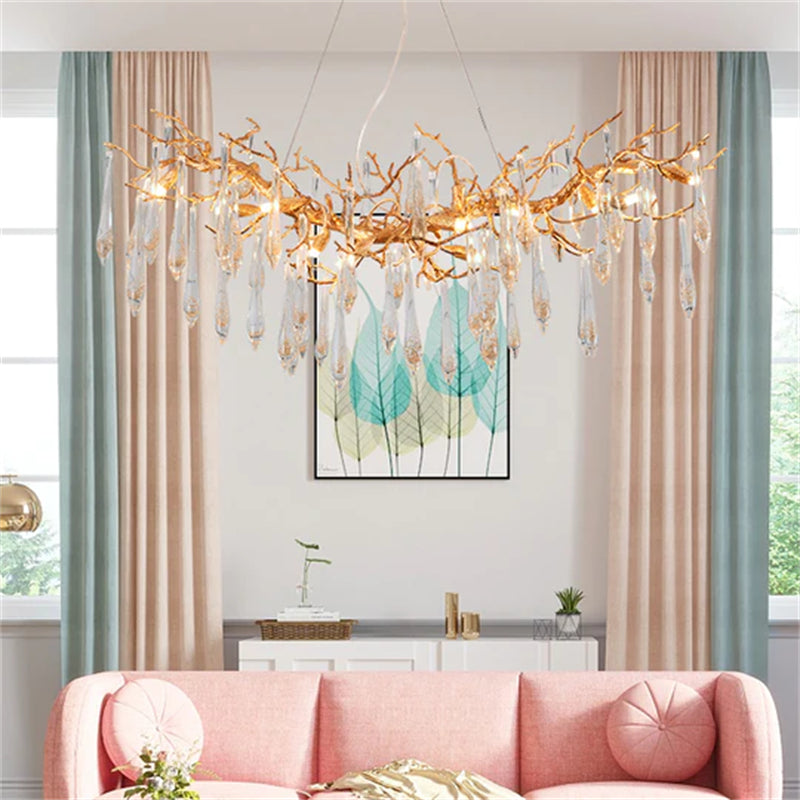 Crystal Creative Branch Chandelier