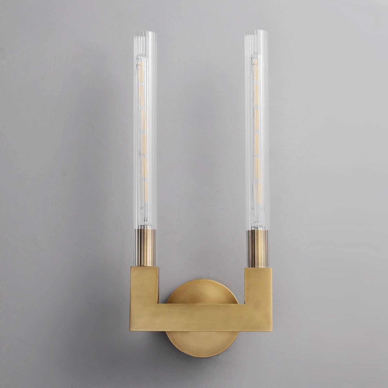 Candle Shape Double Wall Sconce