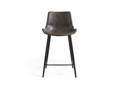 Gage Faux Leather Stool