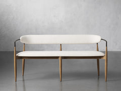 Jagger Dining Bench in Downy Snow