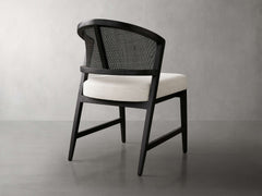 Aimee Dining Side Chair in Black Drifted