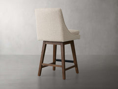 Lunden Swivel Stool in Chestnut