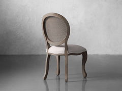 Margot Cane Back Dining Chair in Stone Vintage