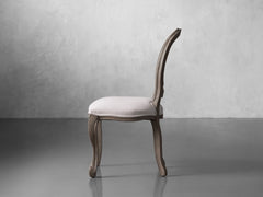 Margot Cane Back Dining Chair in Stone Vintage