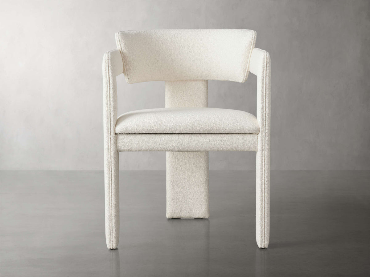 Rodin Upholstered Dining Arm Chair in Matera Cashmere