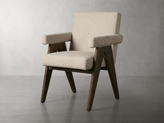 Stanley Dining Arm Chair in Mocha