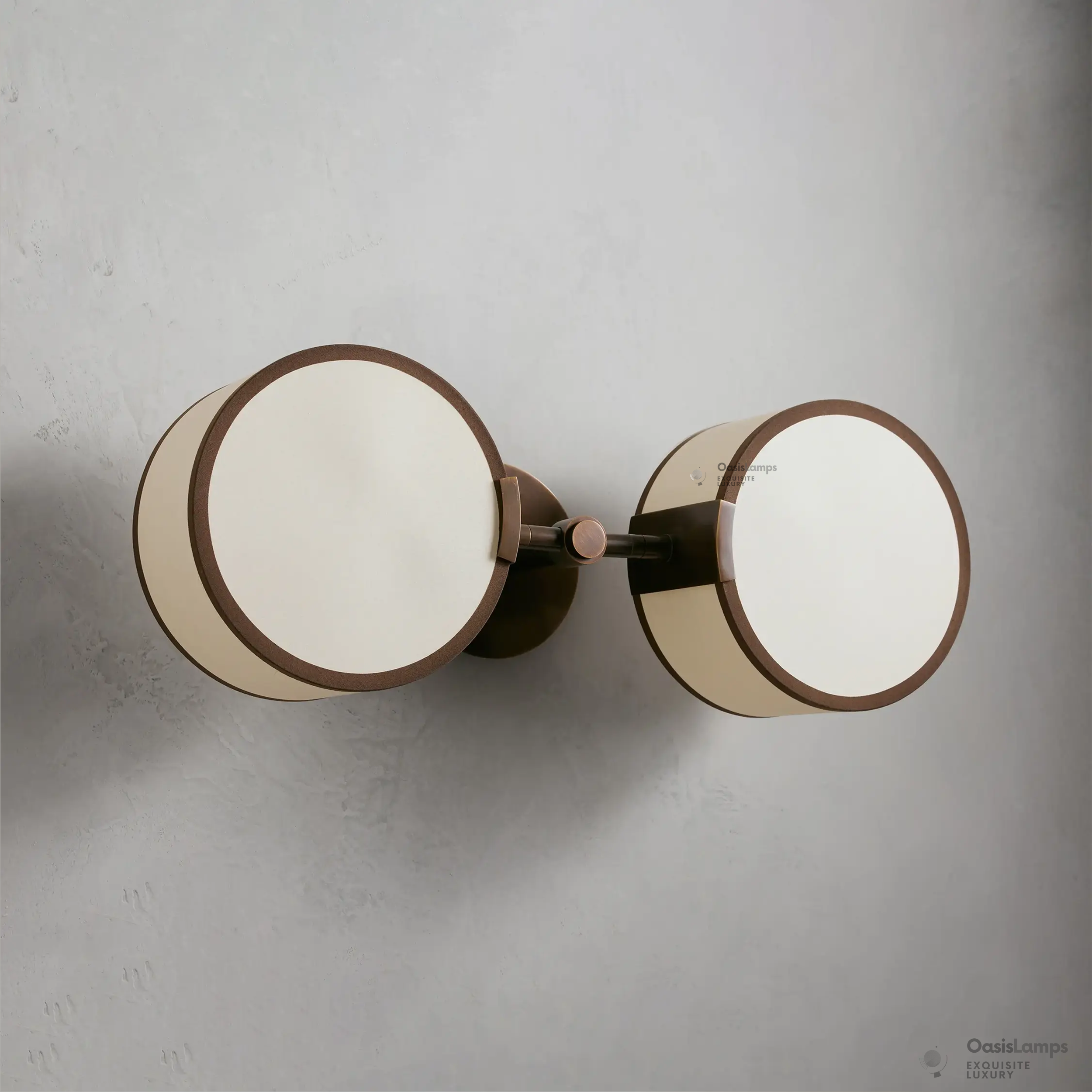 Daphne Linen 2 Light Wall Sconce