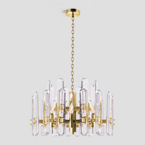 Ruby Crystal Glacier Shards Chandelier