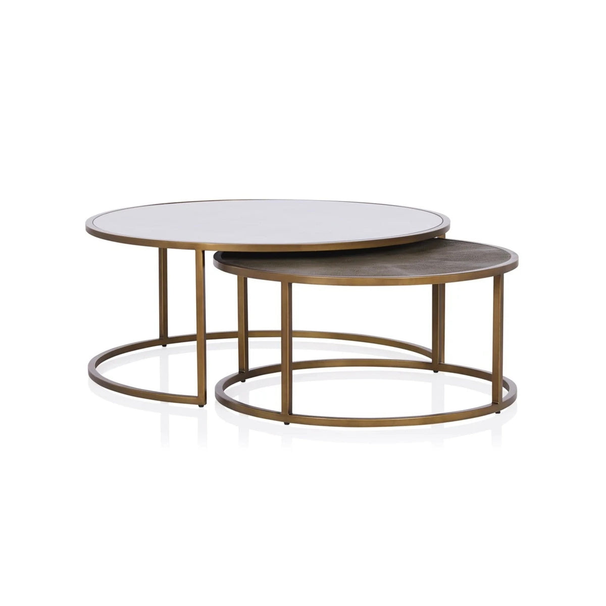 Knox Round Nesting Coffee Tables (set of 2)