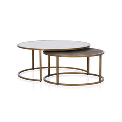 Knox Round Nesting Coffee Tables (set of 2)