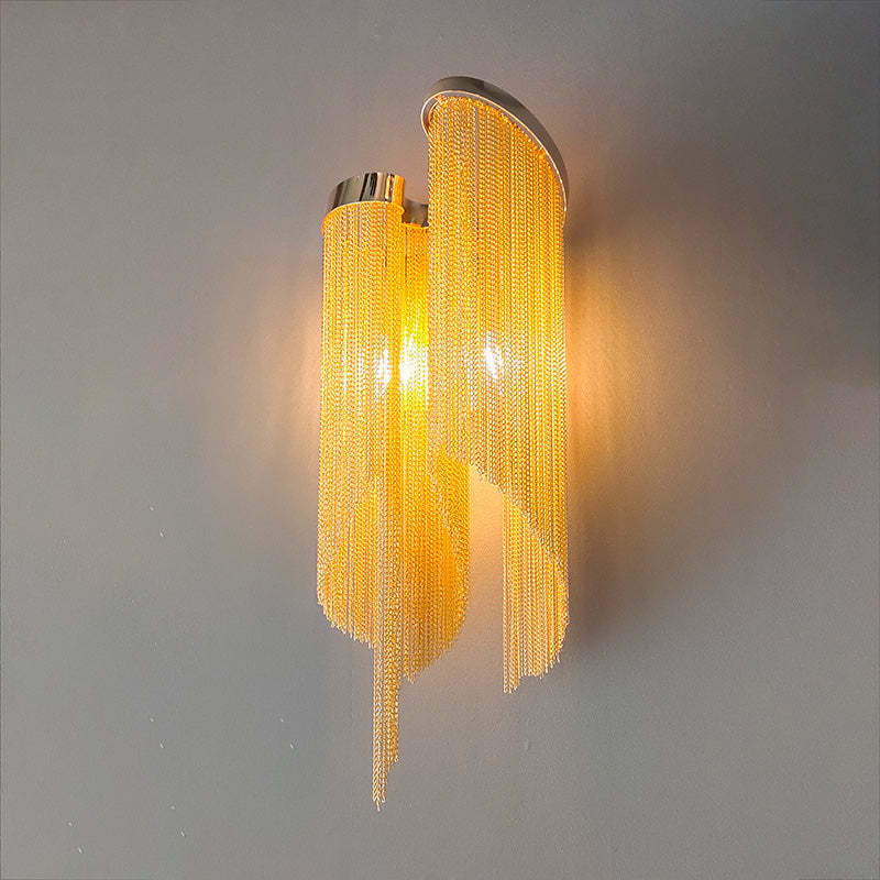 Tassels Streamlined Modern Wall Sconce