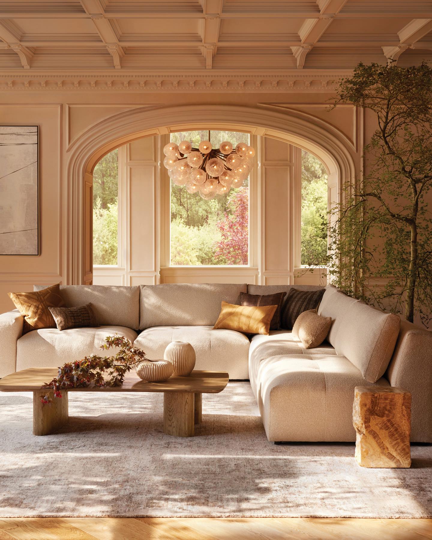 Bubble Mandoza Chandelier 27'' 35''