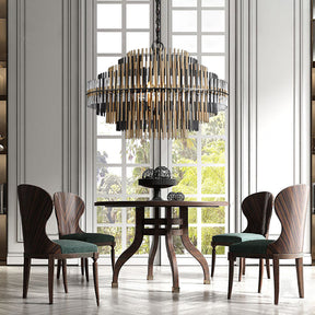 Emil Modern Round Chandelier D32"