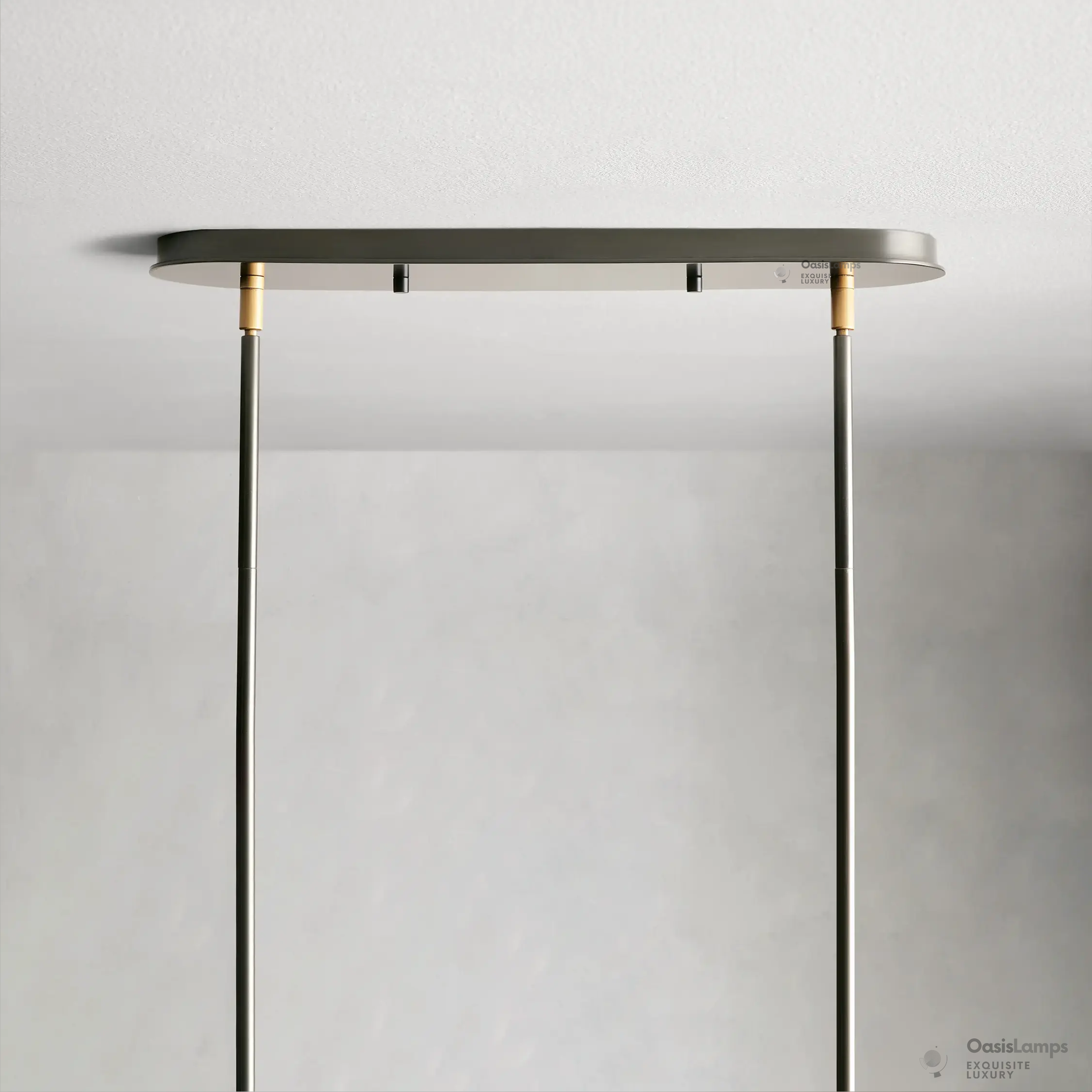 Daphne Linear Linen Chandelier