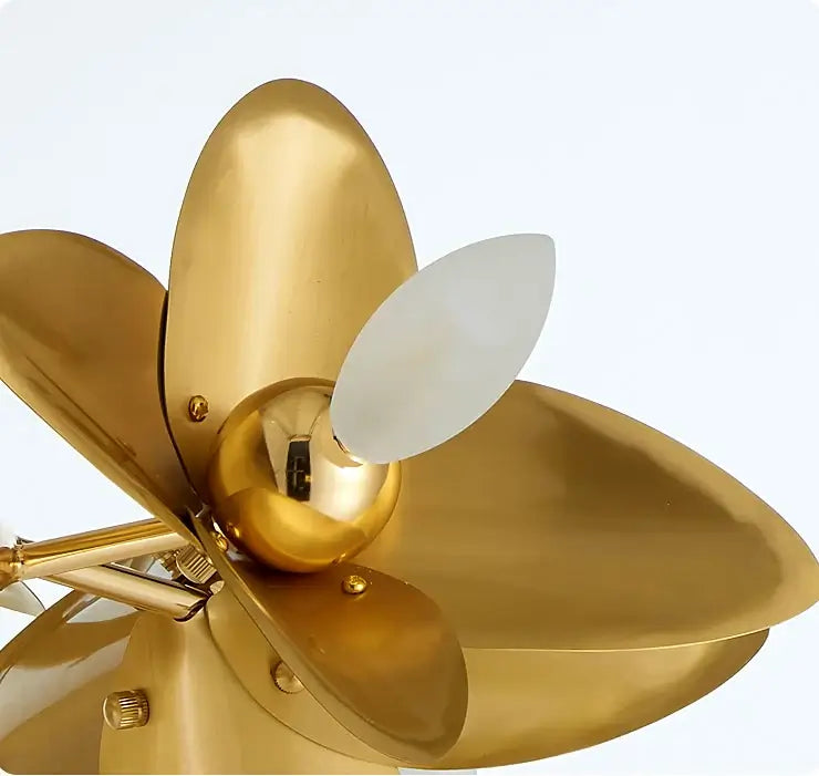 Gold Leaf Laurel Blossom Chandelier