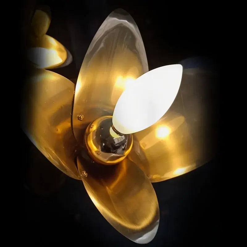 Gold Leaf Laurel Blossom Chandelier