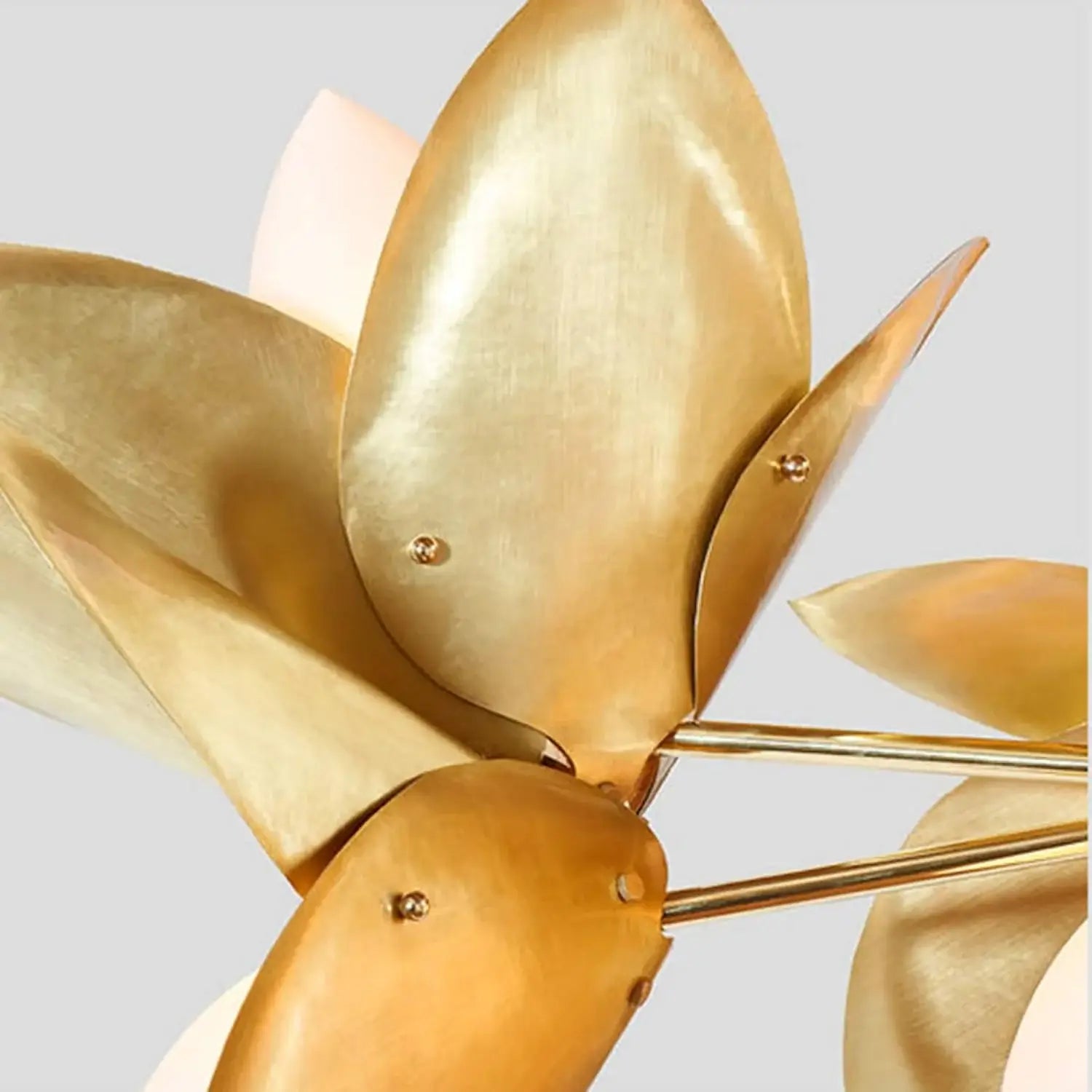 Gold Leaf Laurel Blossom Chandelier