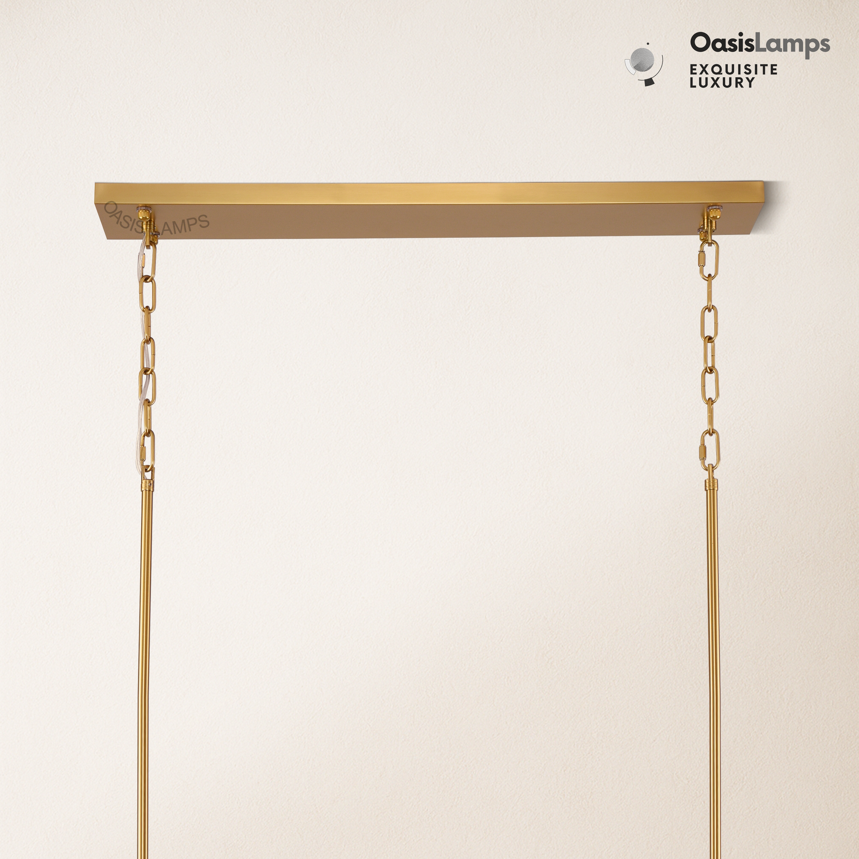 Ethereal Radiance Clear/Amber Rectangular Crystal Chandelier 43"L#glass color_amber,size_43in