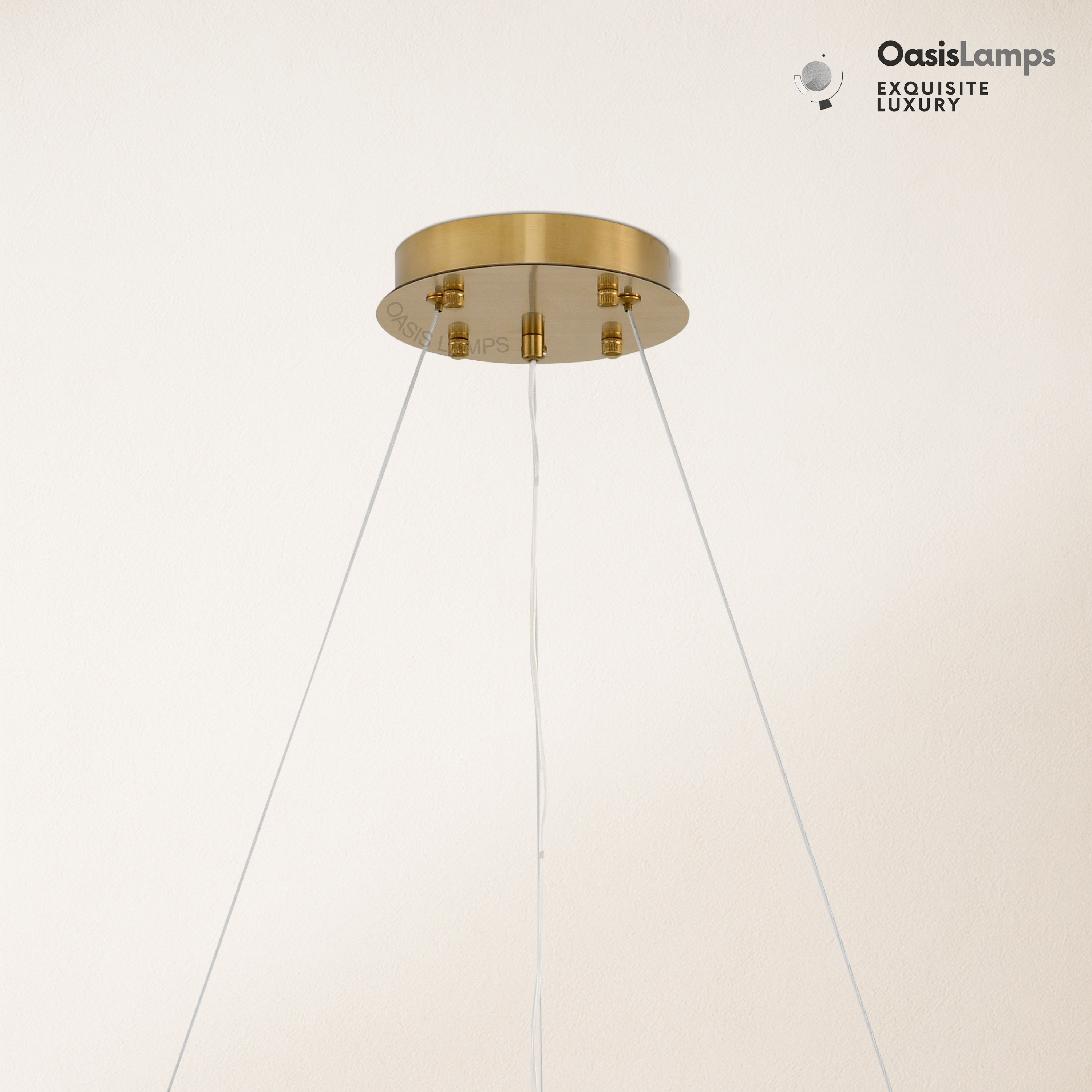 Vetro Prism Crystal Round Chandelier 23.6" 31.5" 40"D#Color_Brass