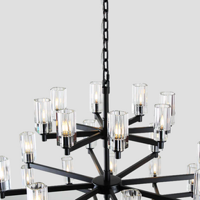 Kleidoscope Tiered/ Layered Large Crystal Fringe Chandelier