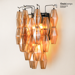 Celestial Drop Wall Sconce 19.6"H#color_black