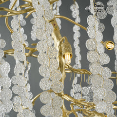 Shiro Noda Crystal Tree Branch Chandelier 95"