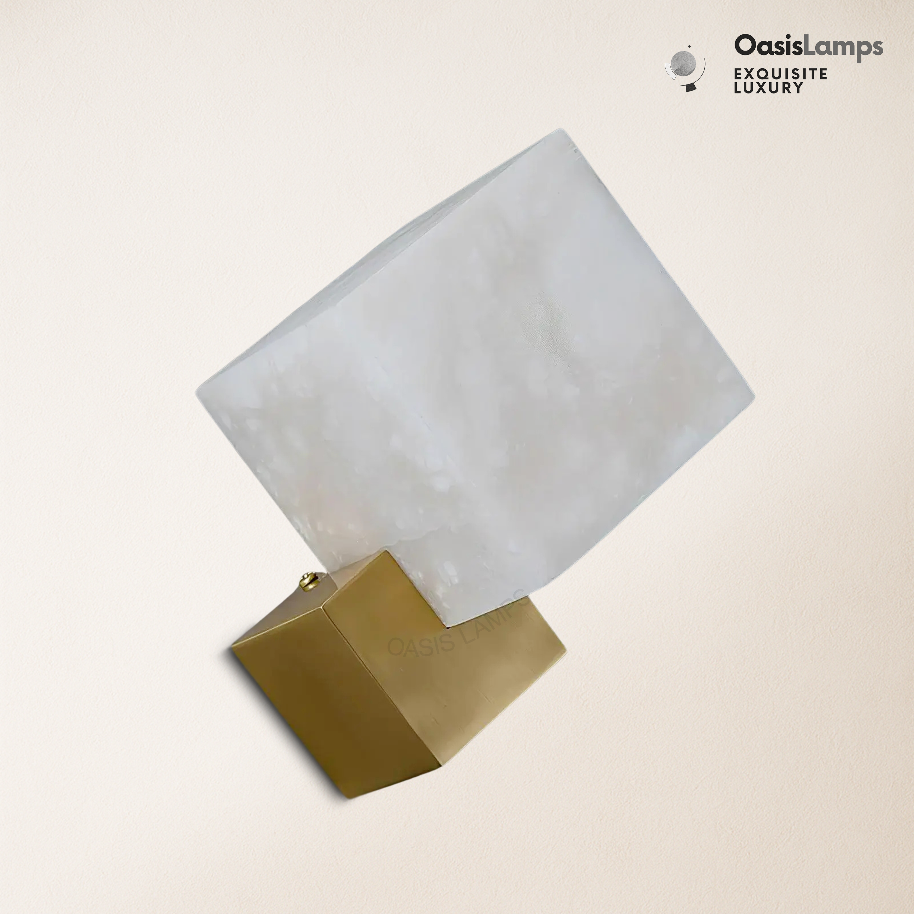 Dave Gats Alabaster Wall Sconce