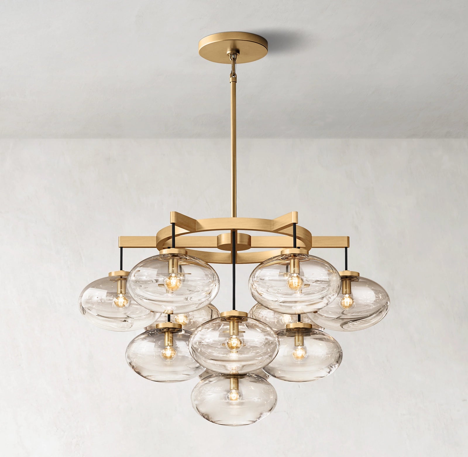 Cabretta round chandelier 36''