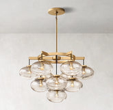 Cabretta round chandelier 36''