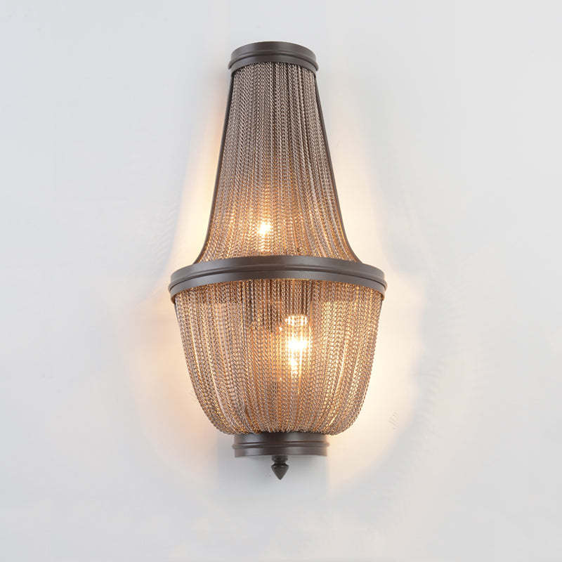 Tassels Chain Barn Wall Sconce