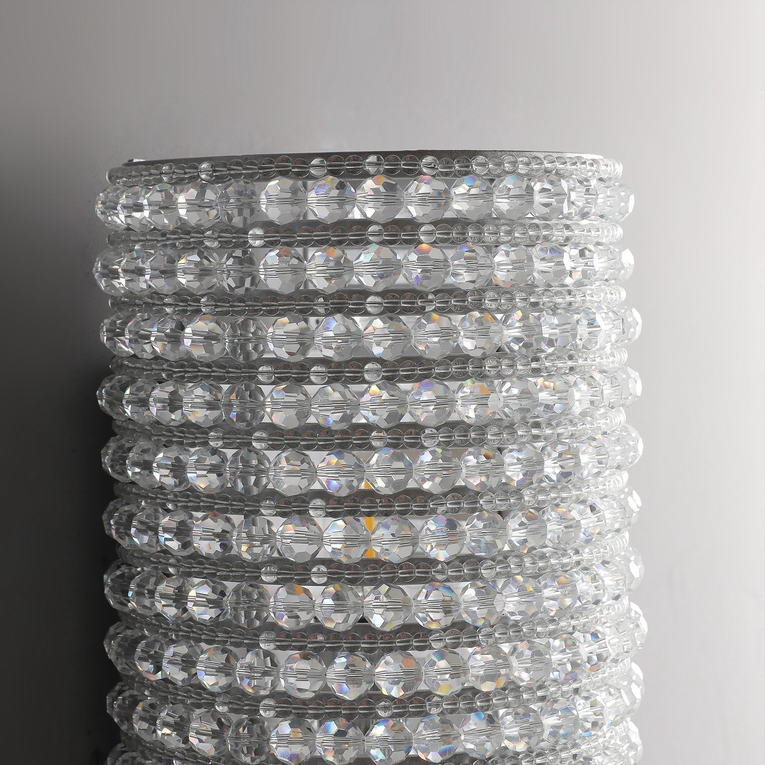 Aurola Clear Crystal Wall Sconce 1036"H