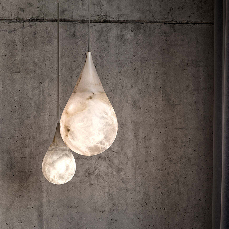 Dina Alabaster Pendant Lighting 7"