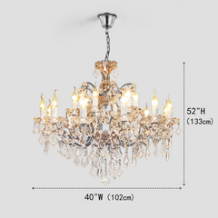 CRYSTAL CHANDELIER ANTIQUE