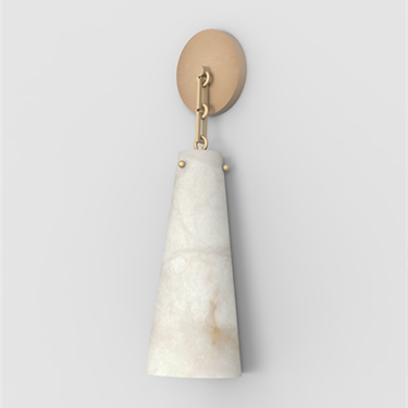 Kira Alabaster Wall Sconce, Designer Wall Lights