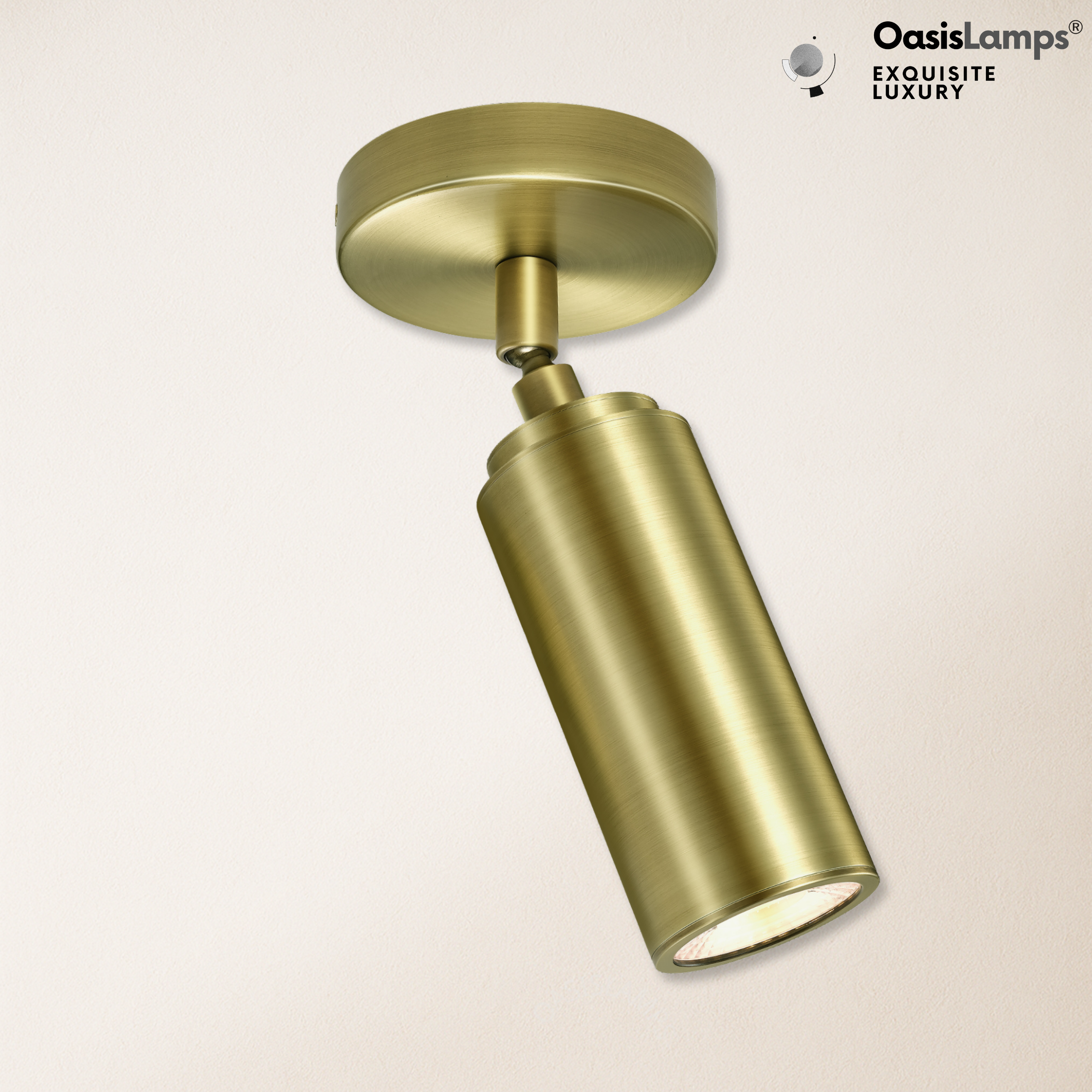 ArtGlow Adjustable Spot Downlight Wall Sconce#Color_Brass