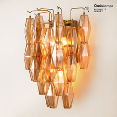 Celestial Drop Wall Sconce 19.6"H#color_brass