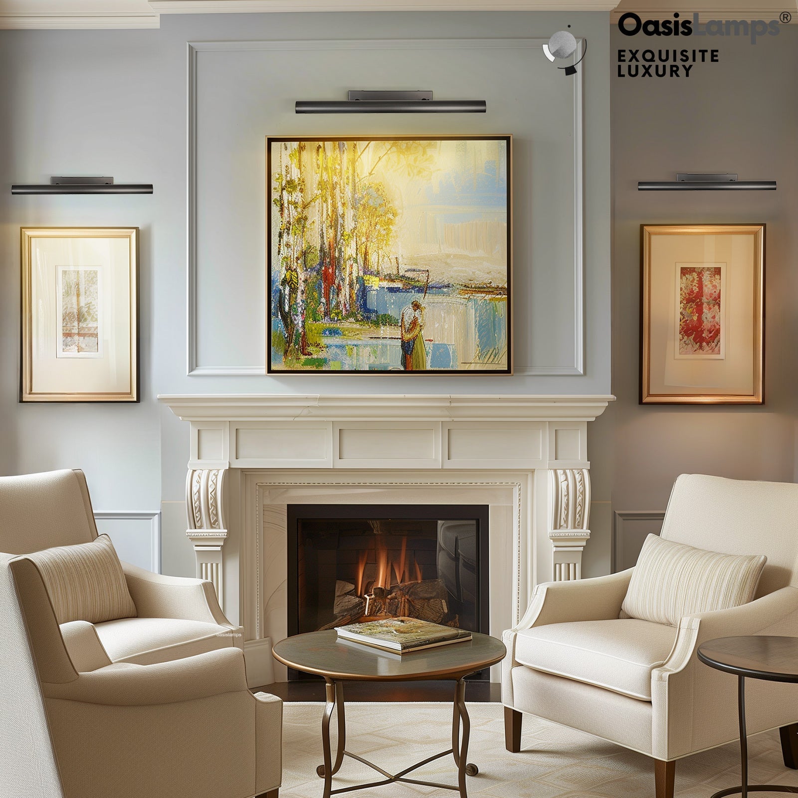 ArtGlow Picture Light Wall Sconce 18" 24" 30"W#Color_Black,size_30"