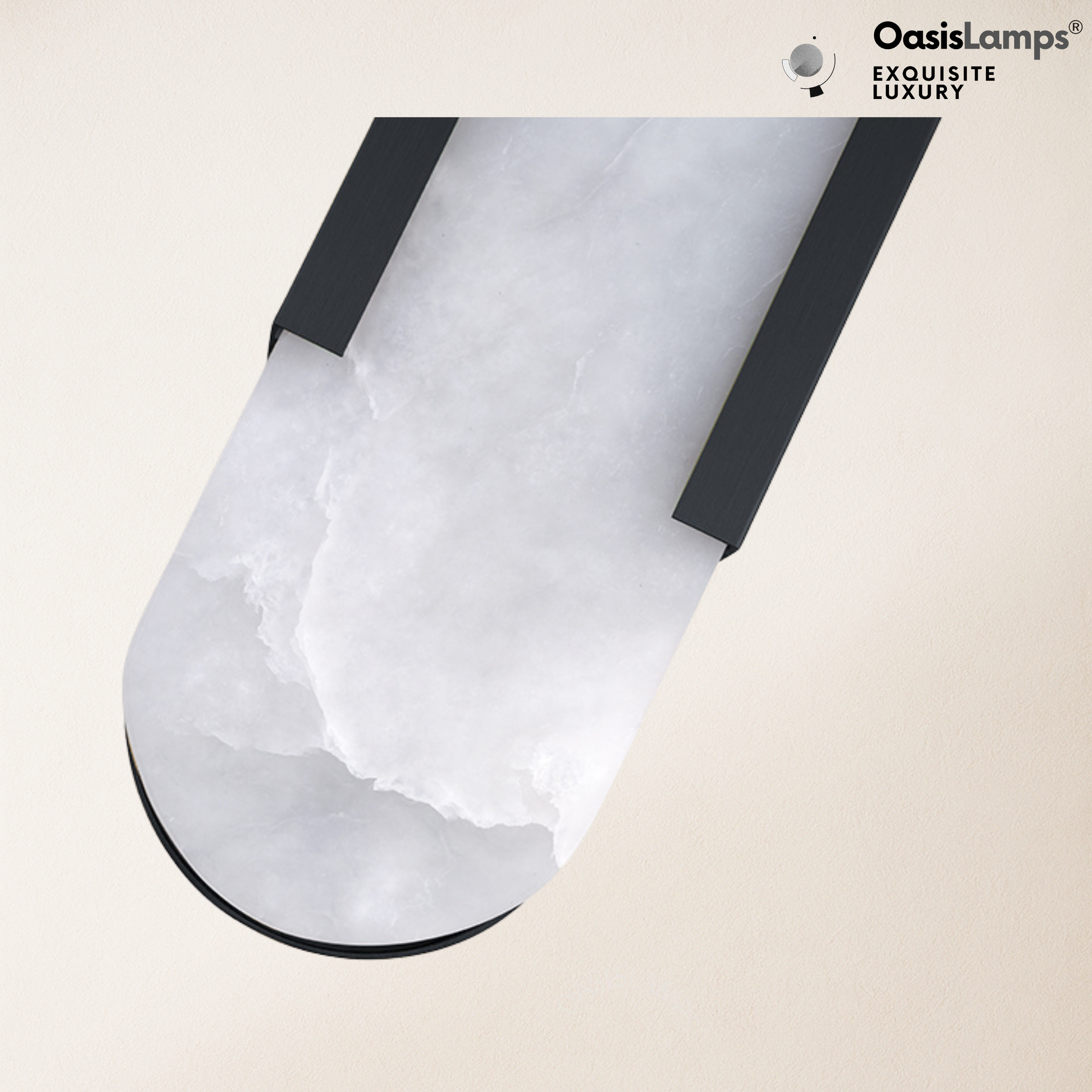 OpalEdge Alabaster Wall Sconces 13.8" 20"H#Color_black