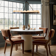 Nami Alabaster Global Suter Chandelier