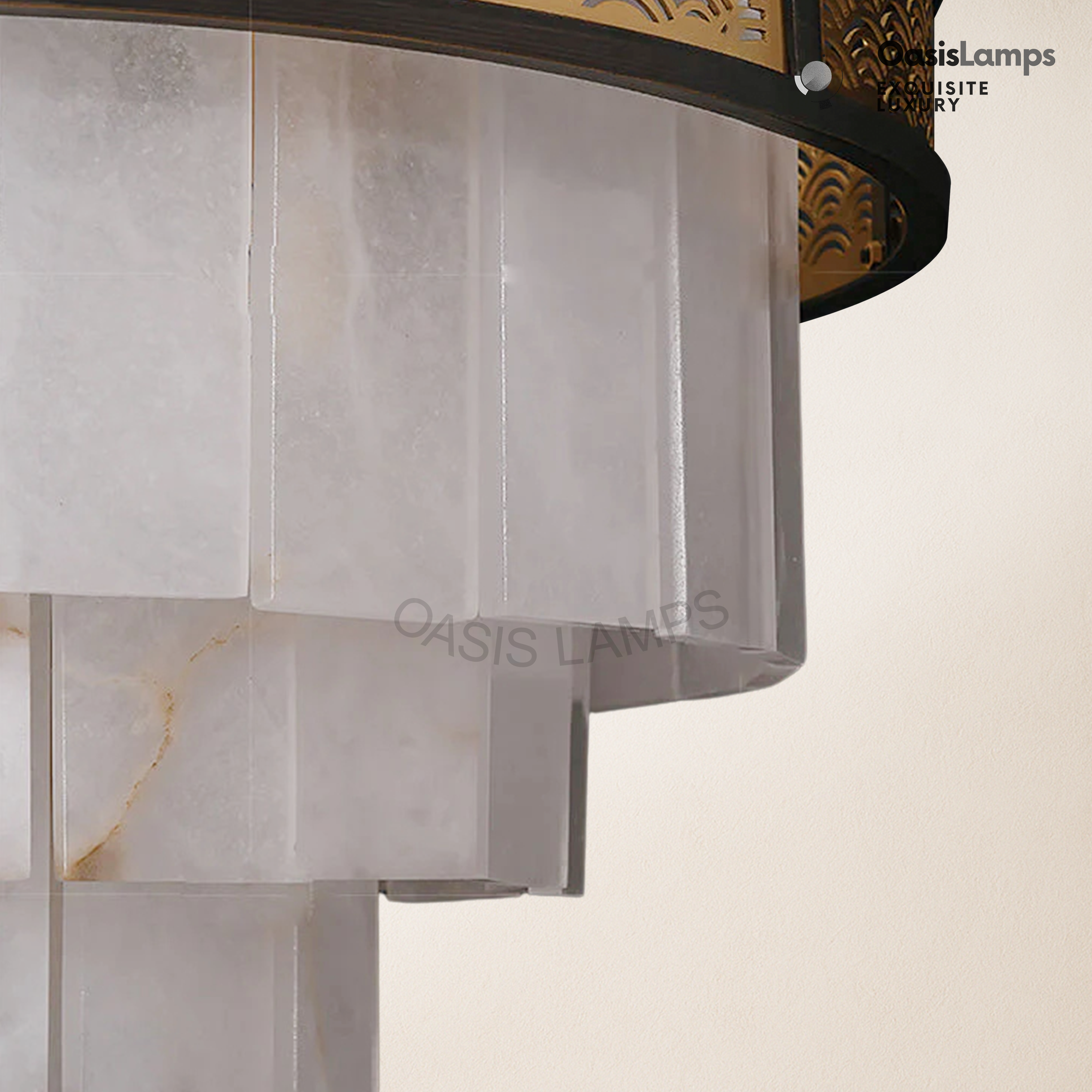 Dineve Marble Lorry Multi-layer Classic Chandelier