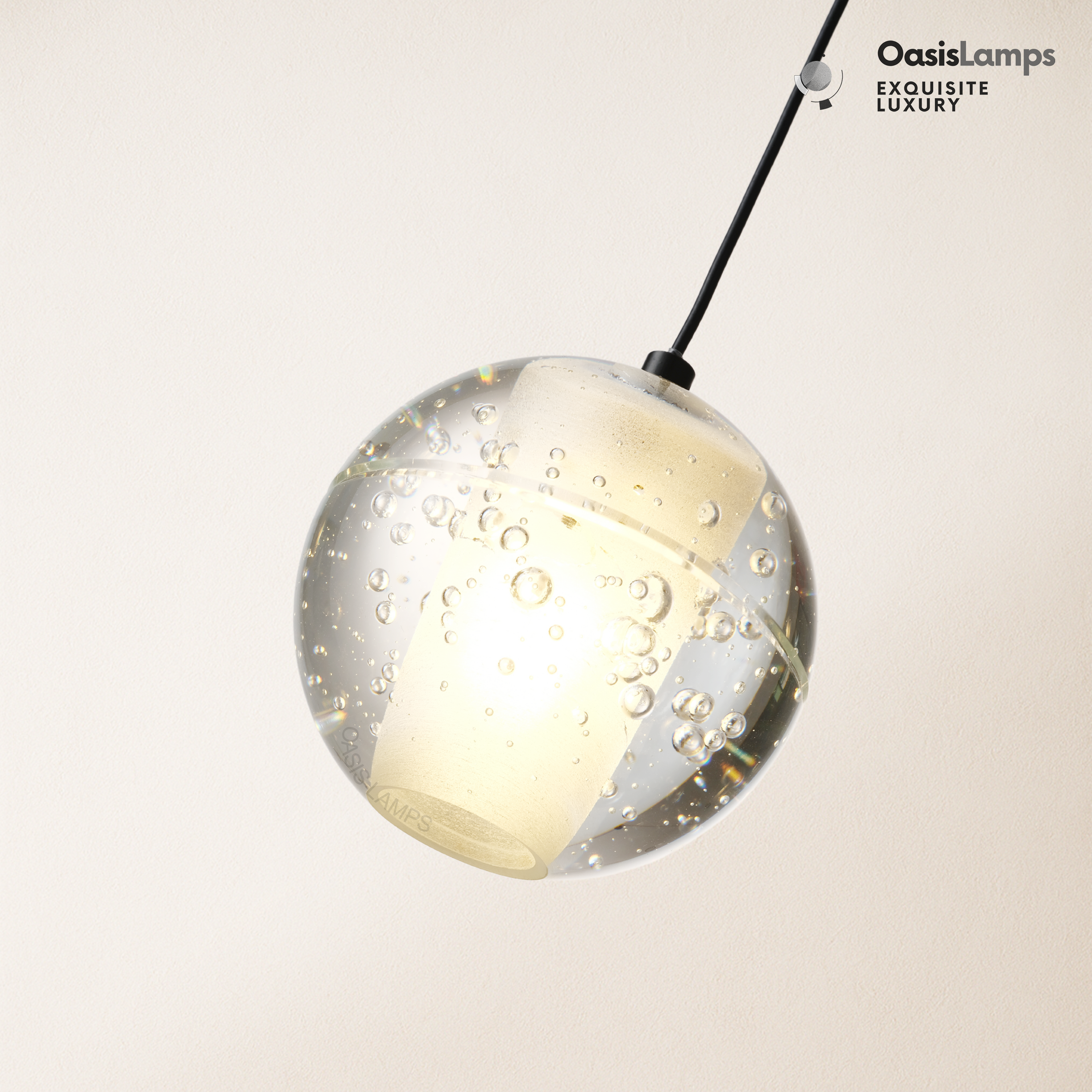 Pearl Ball Ceiling Pendant#Color_Black