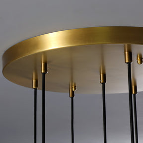 Raindrop Round Chandelier 18"