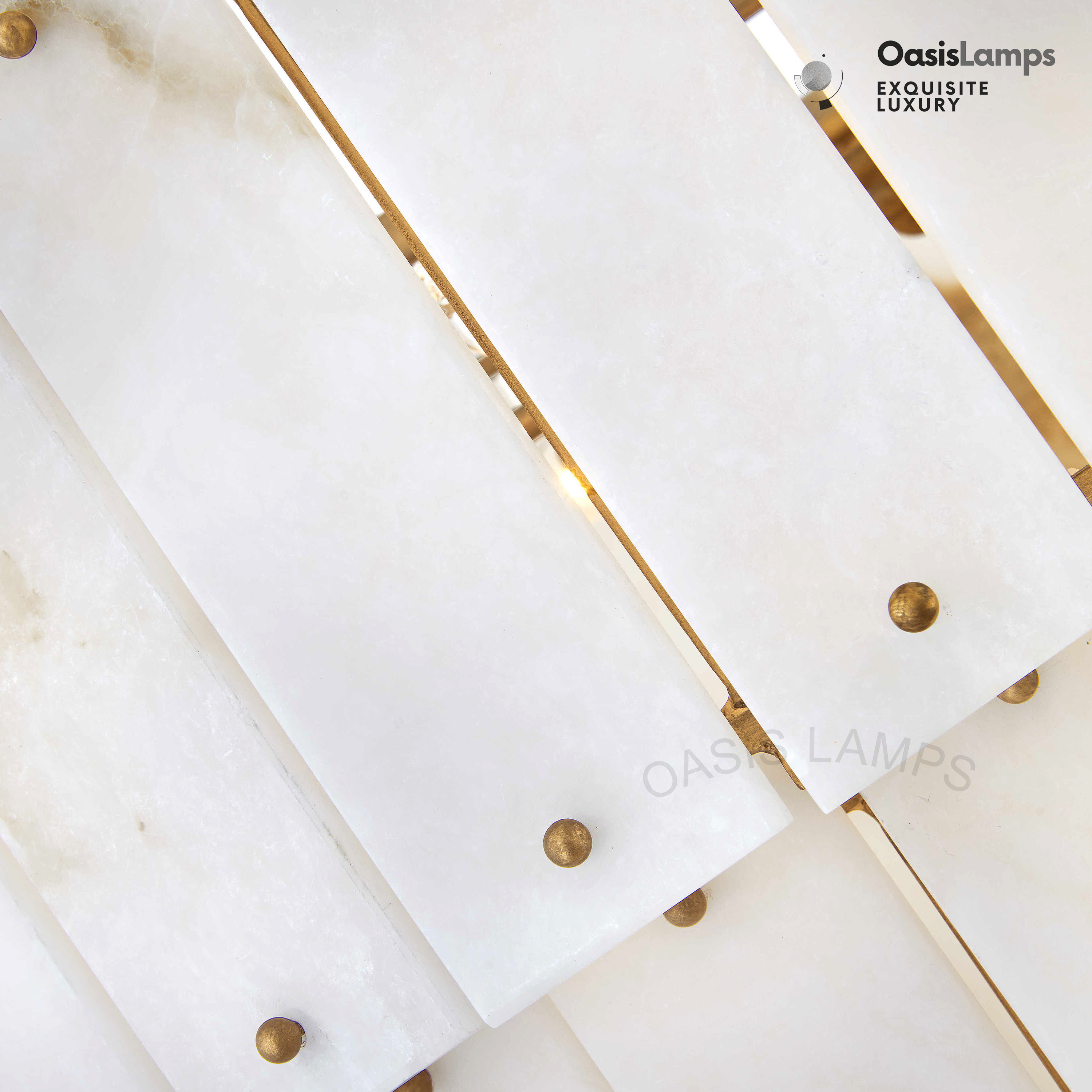 Rancho Alabaster 2-Tier Linear Chandelier