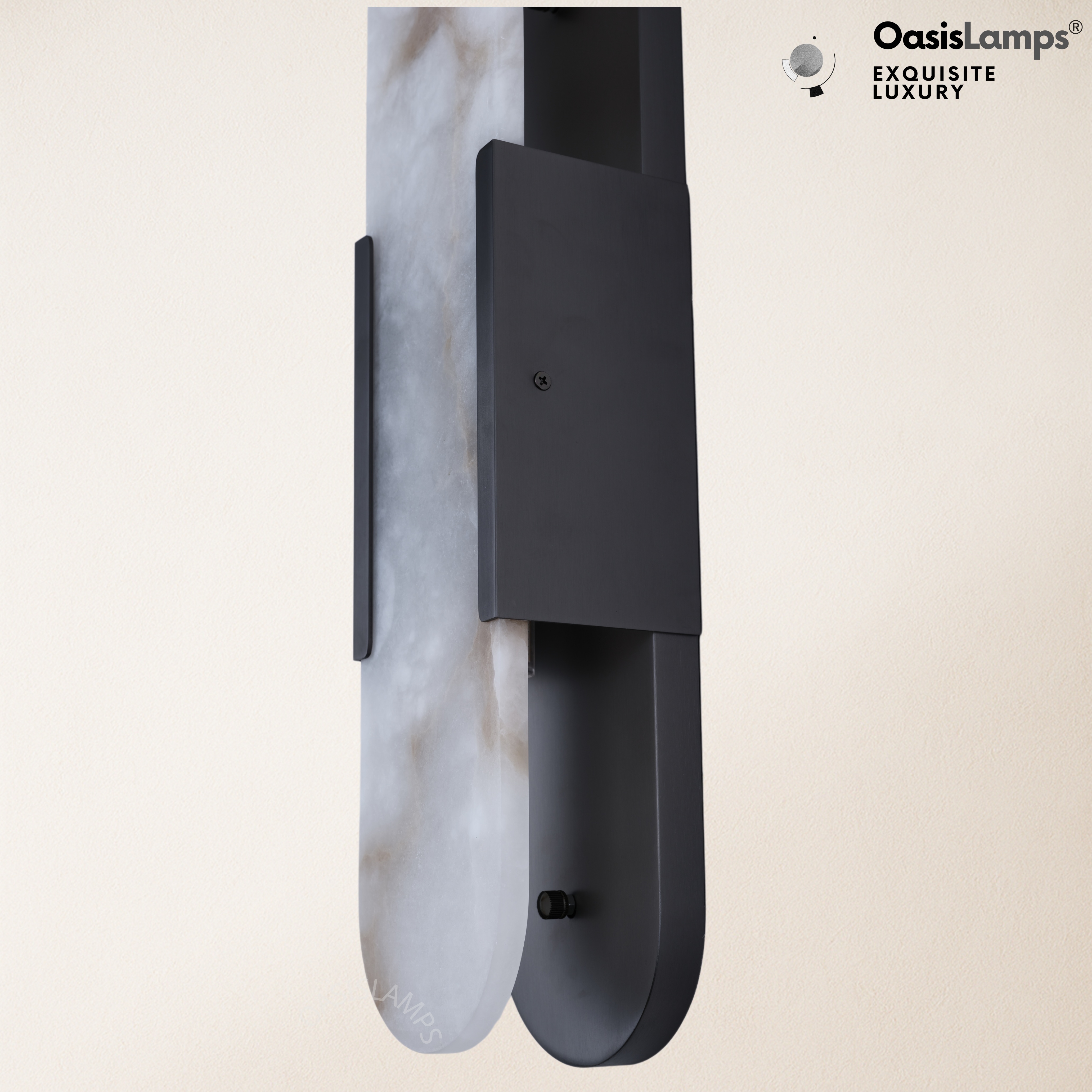 OpalEdge Oval Alabaster Wall Sconces 13.8" 19.7"H#Color_Bronze