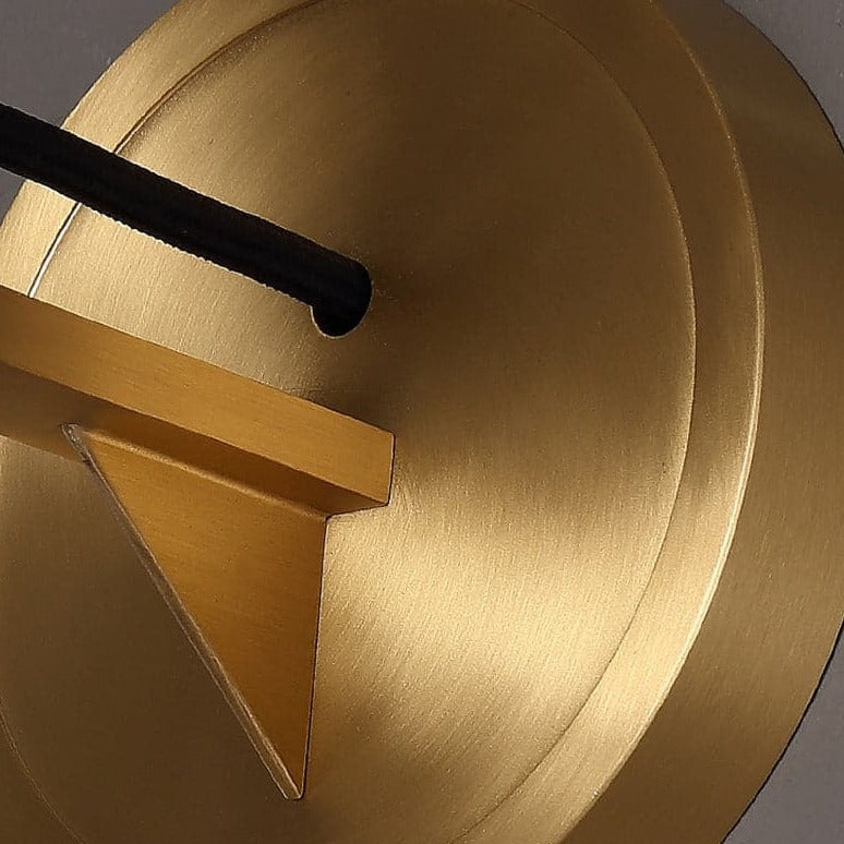 Irregular Modern Crystal Shad Wall Sconce H11"