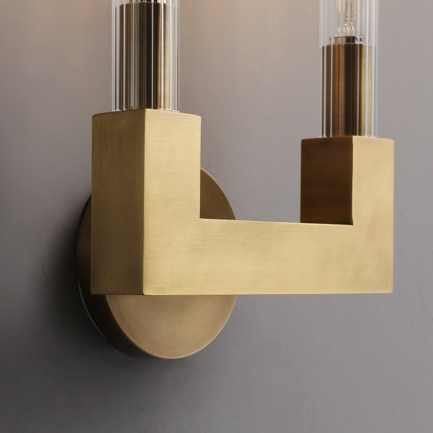 Candle Shape Double Wall Sconce