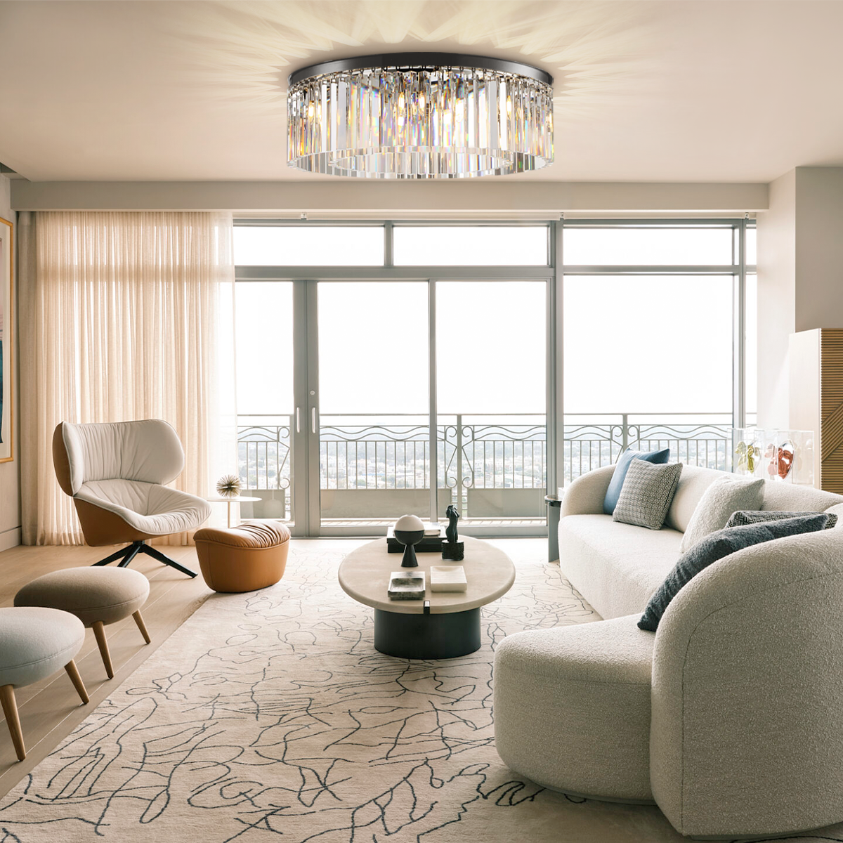 Apex Odeon Flushmount 1-Tier