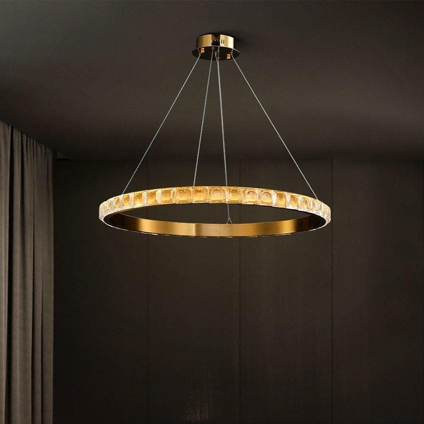 Eternal Godern Crystal Ring Chandelier