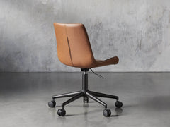 Gage Faux Leather Desk Chair